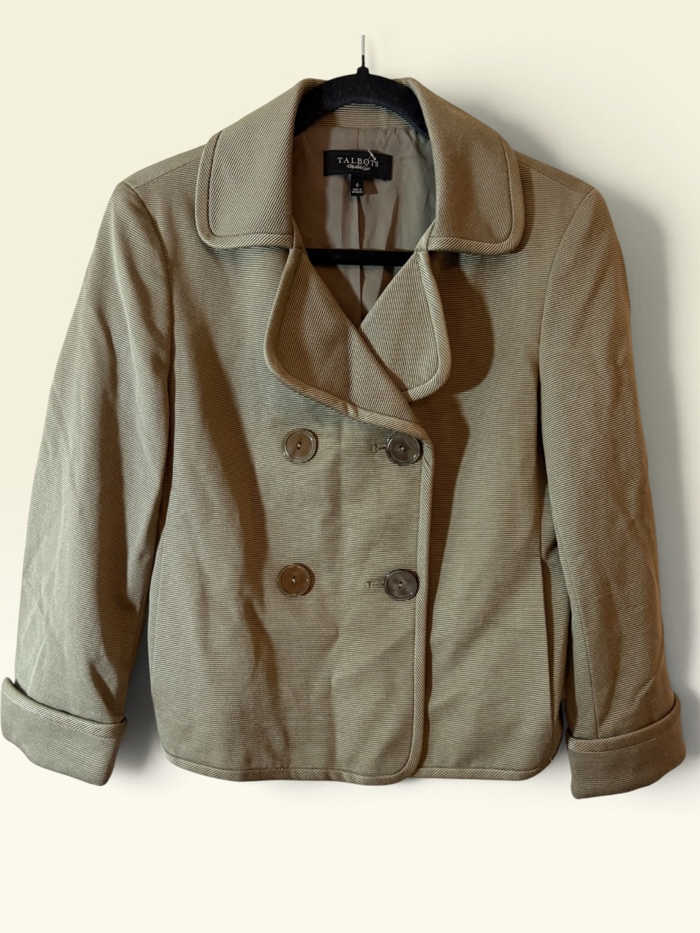 Talbots Double-Breasted Peacoat